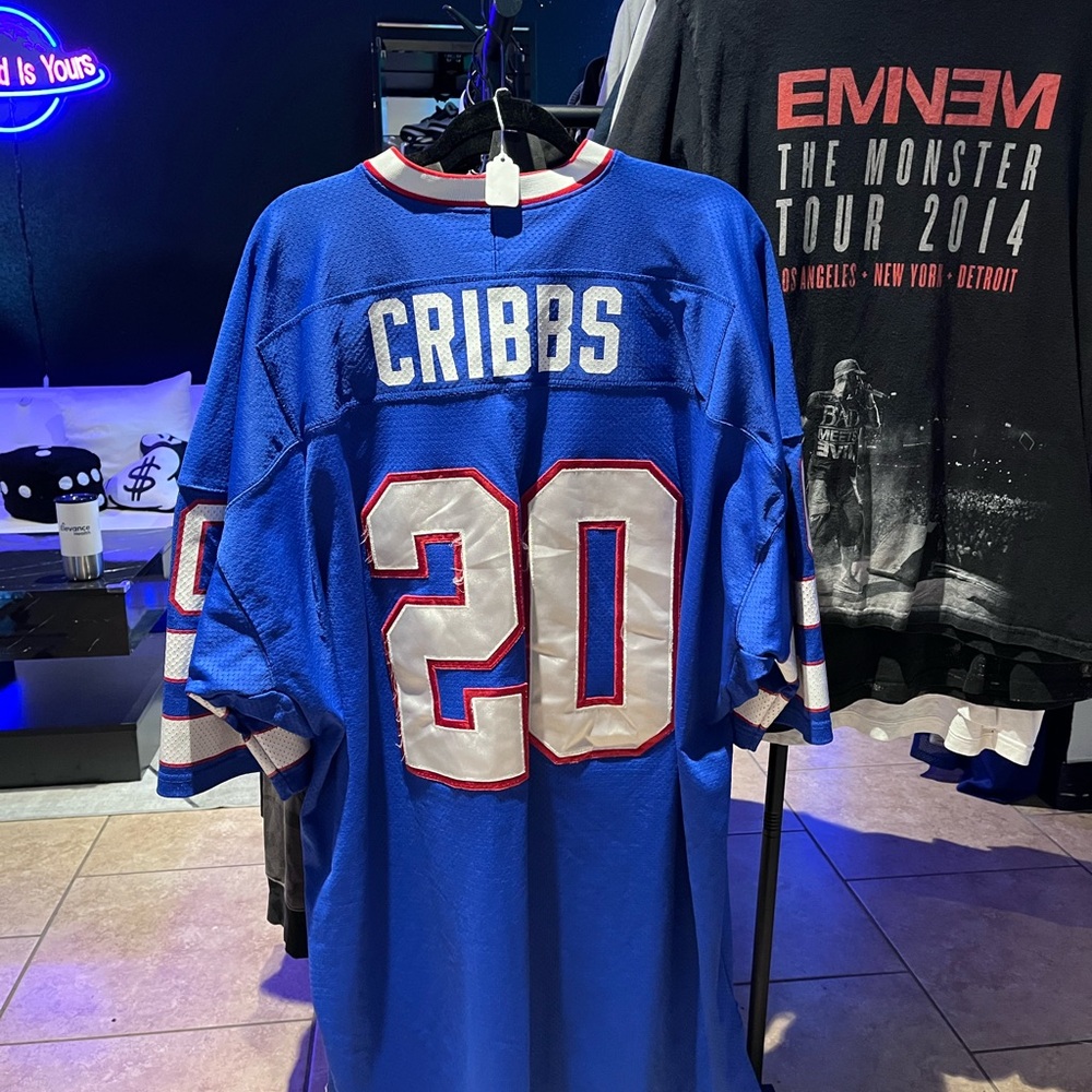 Joe Cribbs Buffalo Bills 1980 NFL Jersey Mitchell & Ness Authentics Throwbacks